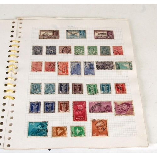 98 - A stamp album containing Great Britain and Commonwealth stamps.