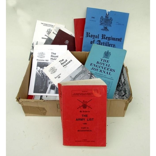 97 - Military magazines including: The Trident x 11, Aircraft Recognition x 16, The Royal Hussars Newslet... 