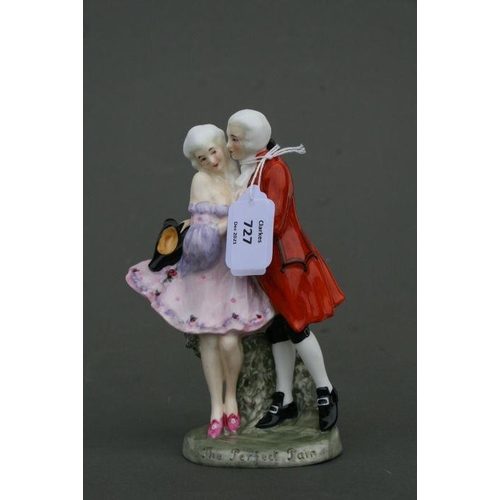 116 - A Royal Doulton figural group - The Perfect Pair - HN581, 18cms high.Condition Reporthairline crack ... 