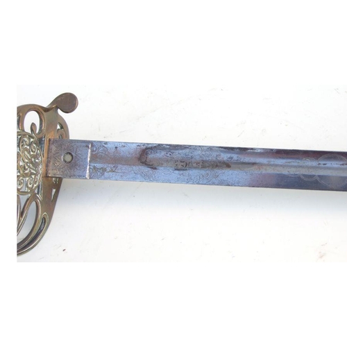 82 - An 1845 Pattern Infantry Officer's sword retailed by Phillip's & Son, London, dating the sword to c1... 