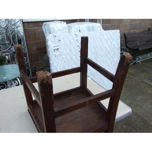 986 - A set of four 19th century elm country dining chairs (4).