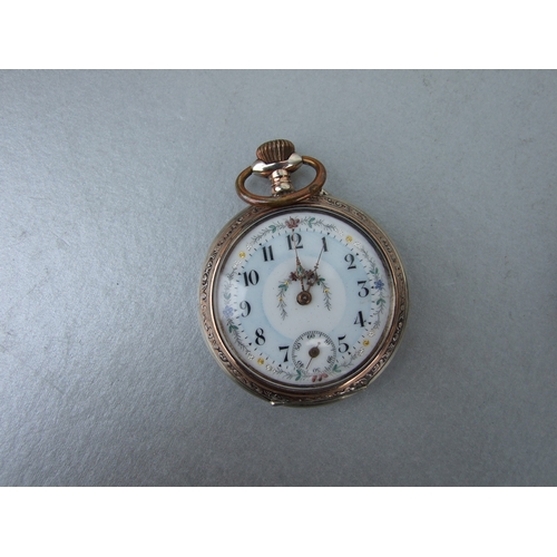 596 - A quantity of silver cased open faced pocket watches, various dates and makers; together with a silv... 