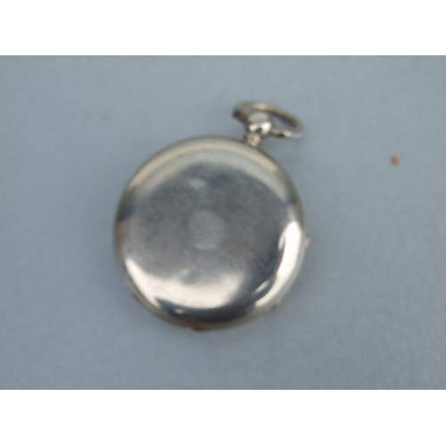 596 - A quantity of silver cased open faced pocket watches, various dates and makers; together with a silv... 