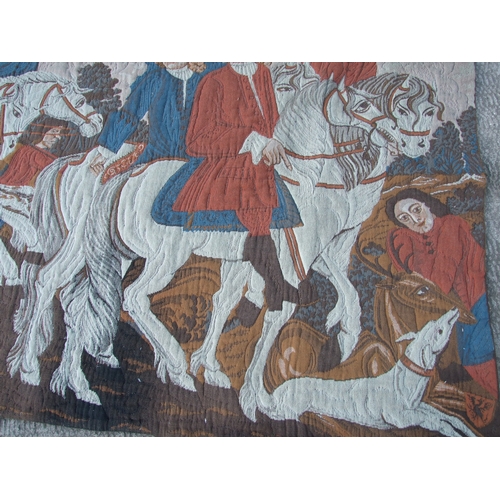 233 - A 17th century style Flemish tapestry wall hanging depicting a hunt scene, 171 by 132cms.