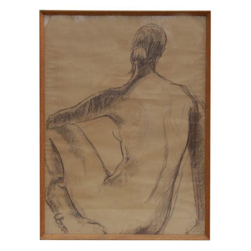 203 - Attributed to Marise Hepworth (20th century British) - Study of a Female Nude - pastel, framed &... 