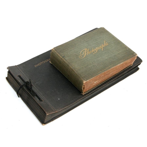 22 - Two early 20th century photo albums.