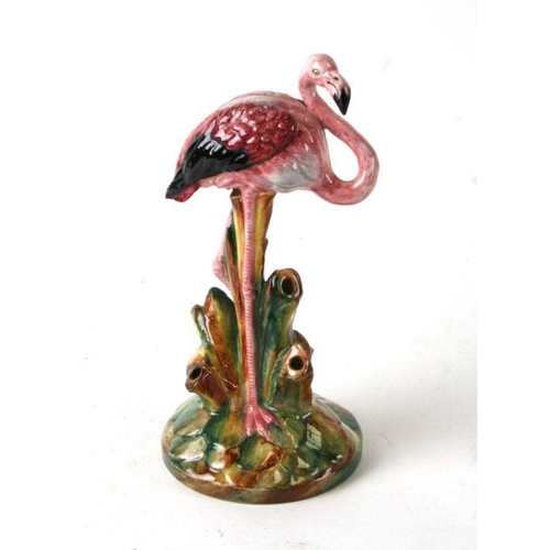 273 - A Royal Worcester figure depicting a flamingo, marked 'CW369', 19cms high.