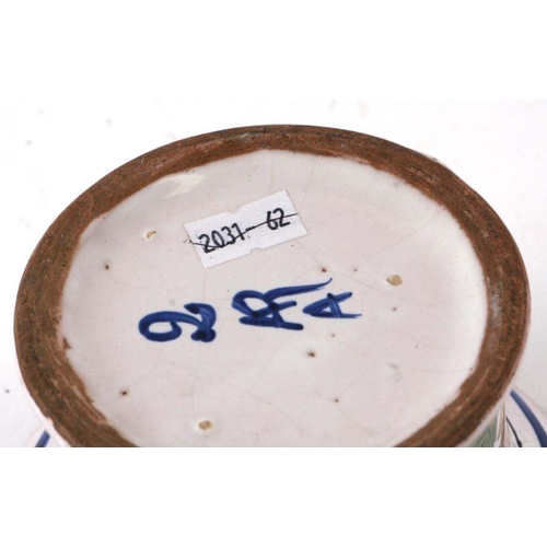 277 - A Faience tin glazed earthenware bowl decorated with rabbits and inscription 'Charcuterie Chagnaud A... 