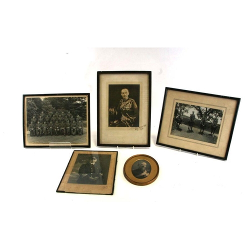 41 - A quantity of military photographs including WWI, mostly framed & glazed.