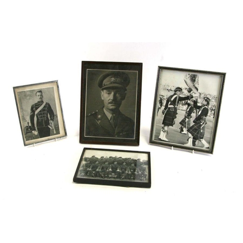 41 - A quantity of military photographs including WWI, mostly framed & glazed.