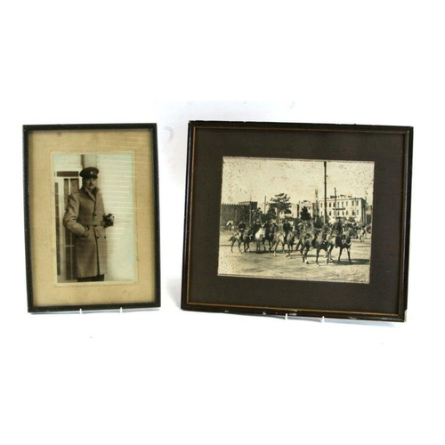 41 - A quantity of military photographs including WWI, mostly framed & glazed.