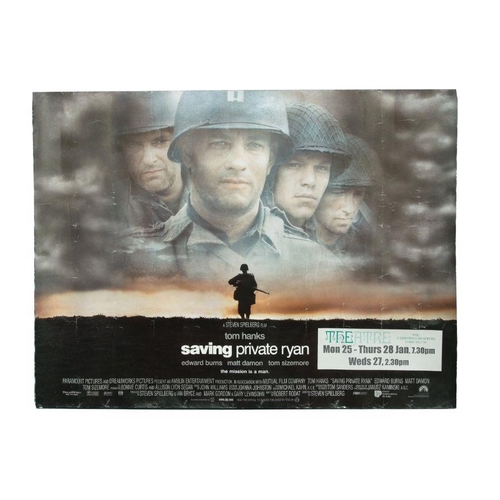 58 - A Royal Hampshire Regiment recruitment poster 51cms (20ins) by 76cms (30ins) together with a movie f... 