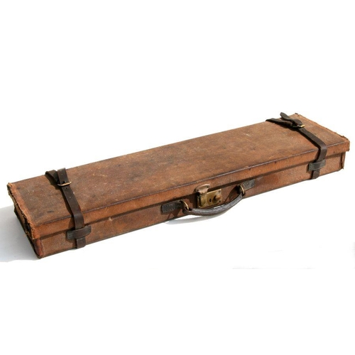 82 - A canvas gun case, 78cms long.