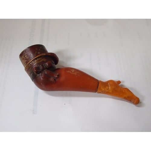 324 - A Victorian carved Meerschaum pipe, cased; together with three other pipes, cased; and a Black Fores... 