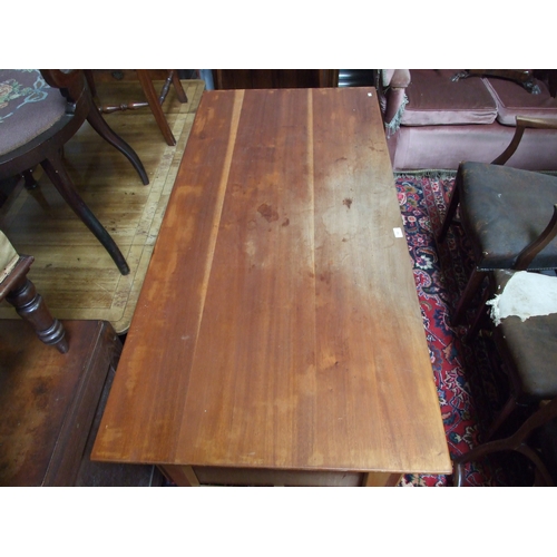 700 - A mid 20th century Danish design pedestal desk with an arrangement of six drawers, 152cms wide.