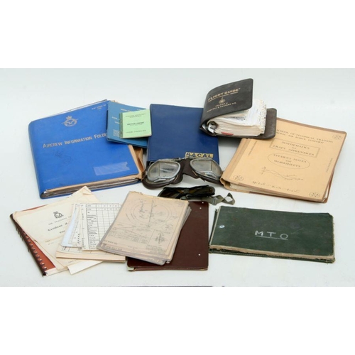 124 - A large quantity of Royal Air Force and Civil Aviation training notes and manuals, together with oth... 