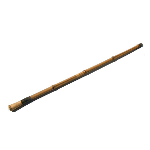 133 - A bamboo shafted sword stick with a 43cms (17ins) triangular section blade. Overall length 90cms (35... 