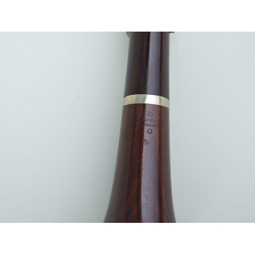 173 - A G Mahillon, London rosewood clarinet, Gold Medal, Paris 1878, manufactured by 'M Albert, Brussels,... 