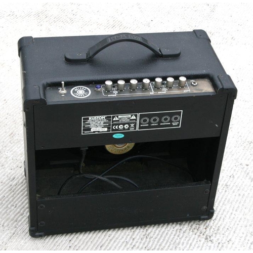 181 - A Kustom 12-gauge 16 watt guitar amp, serial no: 0638-001602.