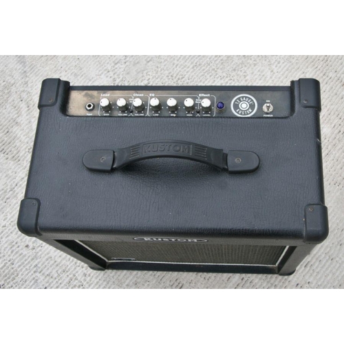 181 - A Kustom 12-gauge 16 watt guitar amp, serial no: 0638-001602.