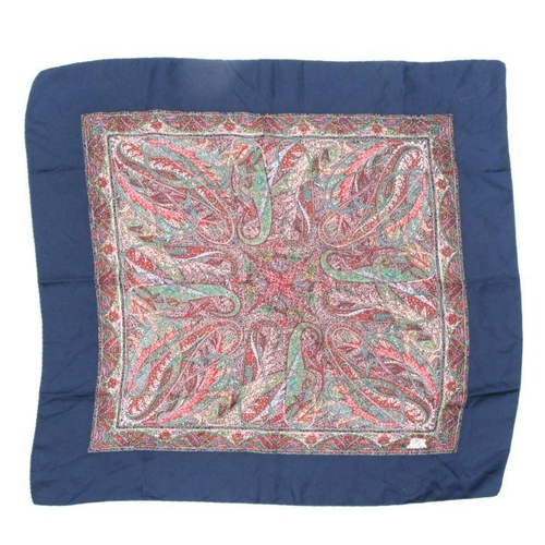 285 - A Liberty Paisley print silk scarf, 68 by 68cms; together with a Jacqmar of London silk scarf, and o... 