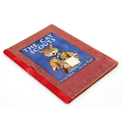 37 - Wain (Louis) - The Cat Scouts,  A Picture Book for Little Folk - verses and tales by Jessie Pope, pu... 