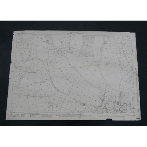 44 - A large quantity of early 20th century (1903-1959) small scale Ordnance Survey maps 1:2500, for vari... 