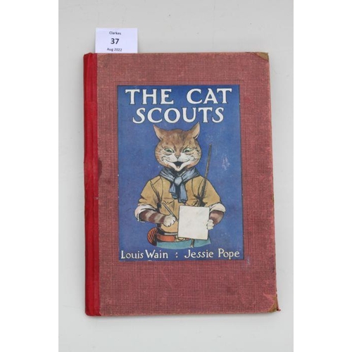 24 - Wain (Louis) - The Cat Scouts,  A Picture Book for Little Folk - verses and tales by Jessie Pope, pu... 