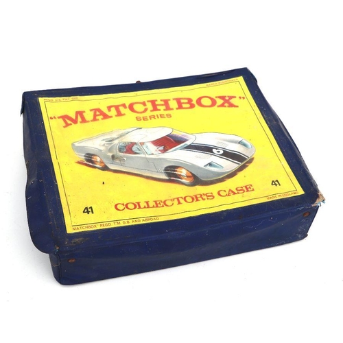 2 - A Matchbox series, no.41 collector's case containing various Lesney and Matchbox models to include F... 