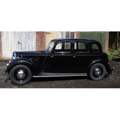 58 - A 1947 Rover 12 P2 saloon, registration no. YSJ 181, chassis no. R7211801, engine no. 7212147, black... 