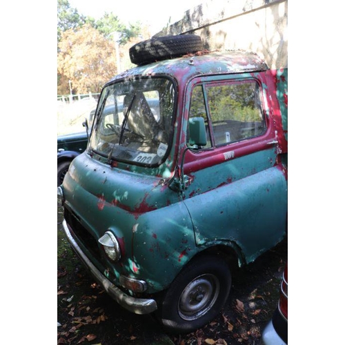 59 - A 1967 Morris JU250 Bournemouth bread van converted to a caravanette, registration no.  LLJ 389F, ch... 