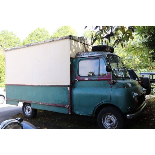 59 - A 1967 Morris JU250 Bournemouth bread van converted to a caravanette, registration no.  LLJ 389F, ch... 