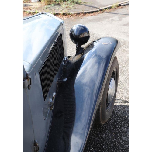 62 - A 1935 Lancia Augusta, registration no. BTT 631, chassis no. 317034, grey.  This rare pre WWII Lanci... 