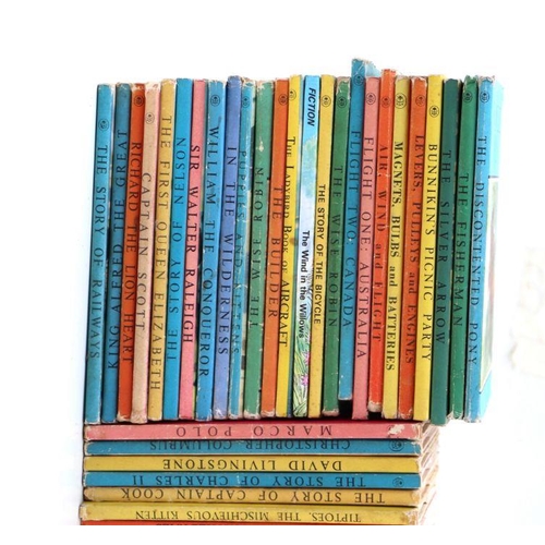 76 - A large quantity of children's vintage Ladybird books, various titles to include David Livingstone, ... 