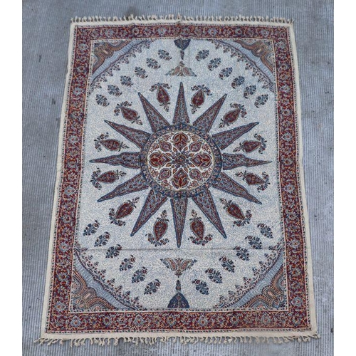 172 - An Iranian Esfahan traditional cotton hand printed wall hanging, 100 by 150cms.