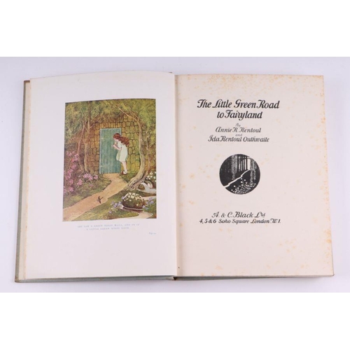 32 - Rentoul (Annie R) and Outhwaite (Ida Rentoul) - The Little Green Road to Fairyland, printed by A &am... 