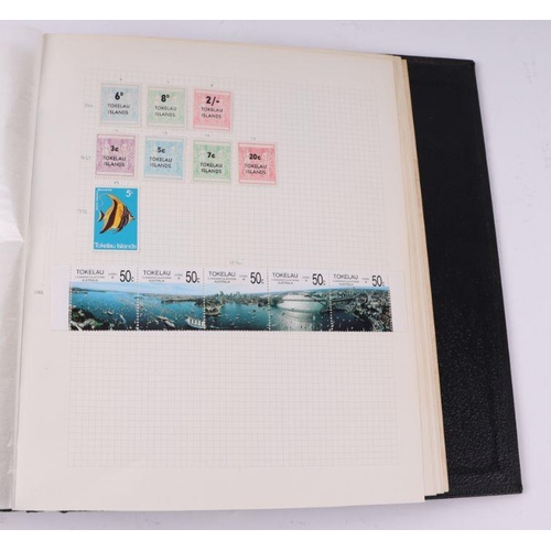 41 - Four albums containing assorted World stamps to include Singapore, South Africa, Jamaica, Australia ... 