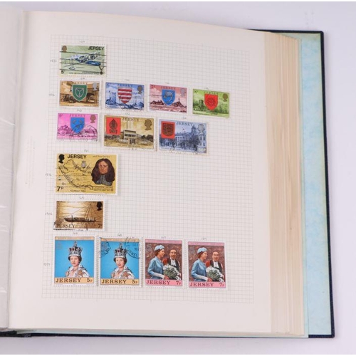 41 - Four albums containing assorted World stamps to include Singapore, South Africa, Jamaica, Australia ... 