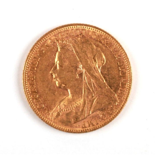 531 - A Queen Victoria 1899 full gold sovereign.