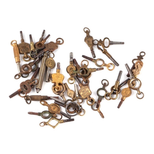 1042 - A Large quantity of pocket watch keys.