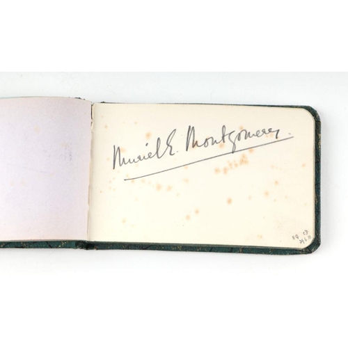18 - A 1933 autograph album containing signatures of various world scouting figures including Baden-Powel... 