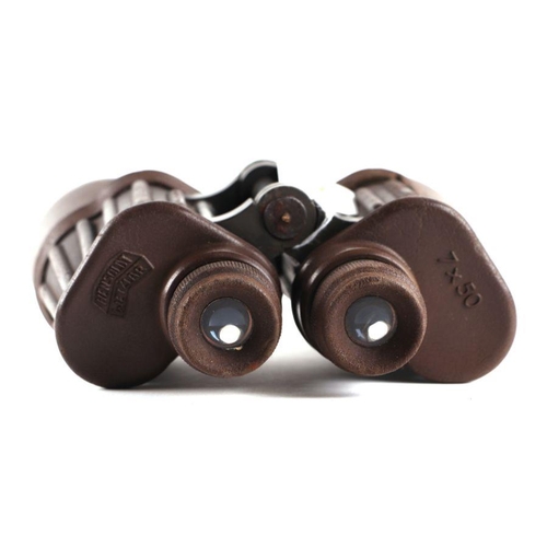 40 - A pair of Menzolot (Zeiss) military armoured binoculars 7x50.
