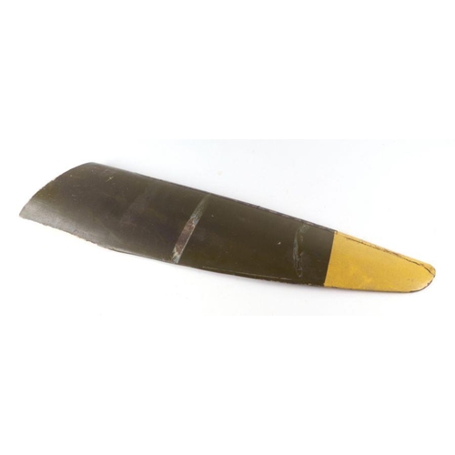 88 - A RAF wooden propeller tip, 98cms long.