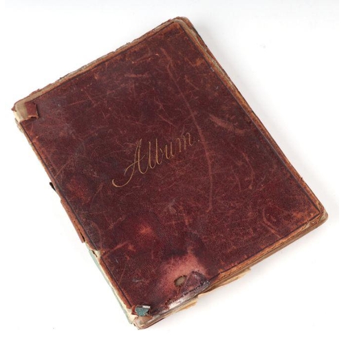 9 - A late Victorian album containing poems, verse, letters and drawings.