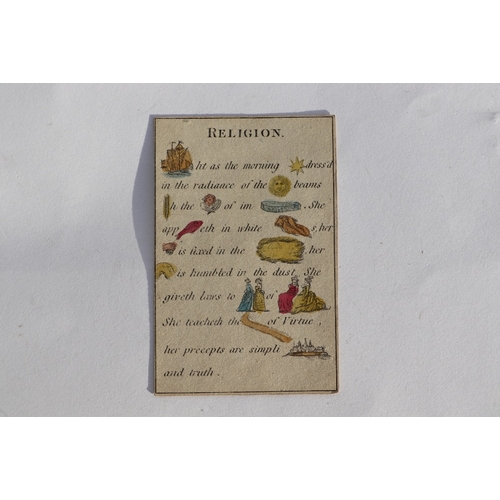 17 - The Polite Repository or Pocket Companion for 1806 containing twelve hand coloured cryptic picture w... 