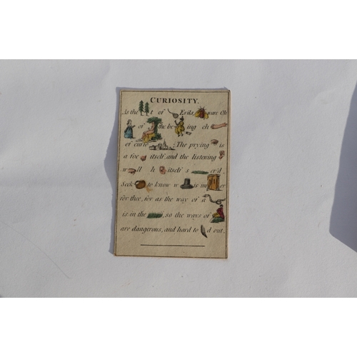 17 - The Polite Repository or Pocket Companion for 1806 containing twelve hand coloured cryptic picture w... 