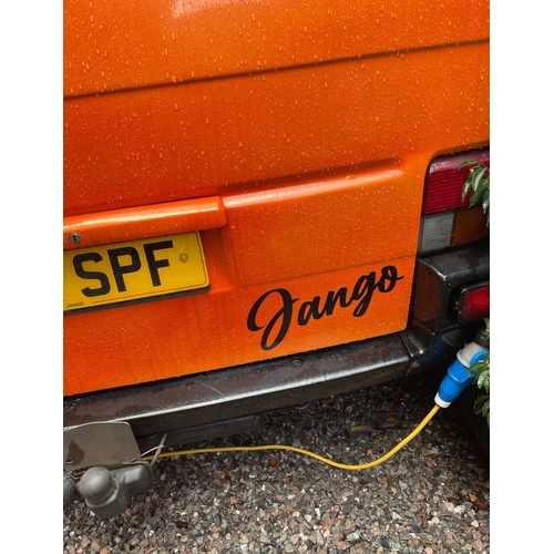 8a - A 1992 Volkswagen T4 camper van, registration J42 SPF, orange.  This 2.5 non turbo t4 camper van wit... 