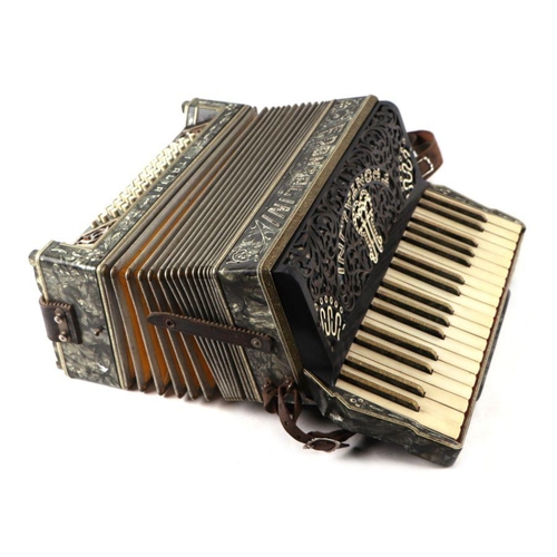 23 - A Frontalini piano accordion, 40cms wide.