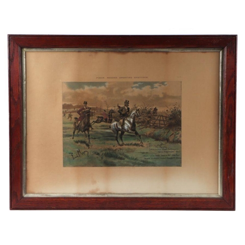 235 - After Finch Mason - a late 19th century hunting scene print with caption lower right, published by M... 