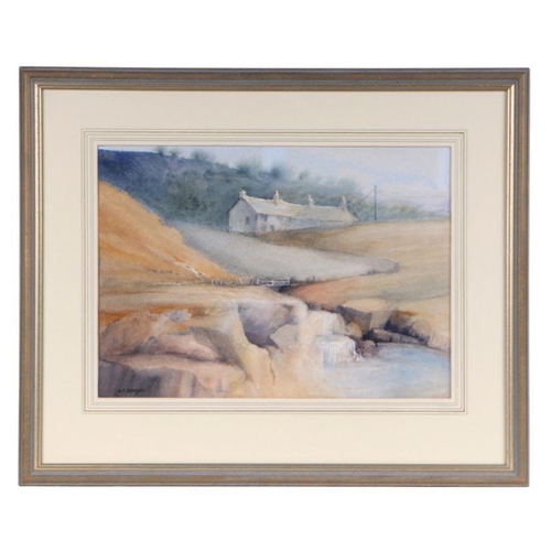 274 - J Seager (20th century school) - Fishing Cottages in Pembrokeshire - signed lower left, watercolour,... 